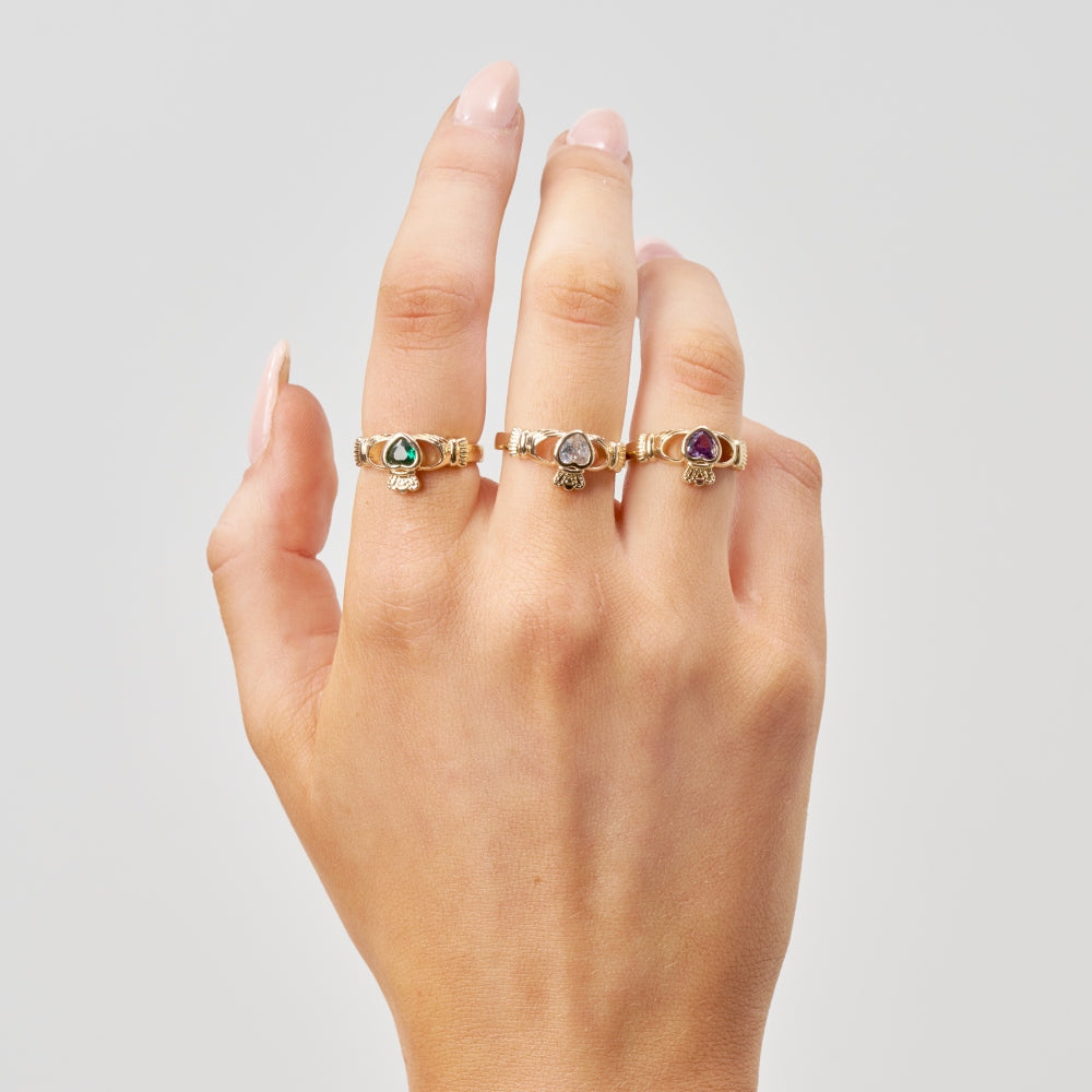 Claddagh Rings | 9ct Gold, Sterling Silver & Gold Plated
