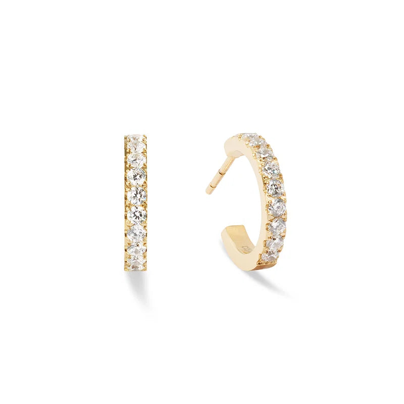 Eternal Love Mini Hoop Earrings | Coeur De Lion