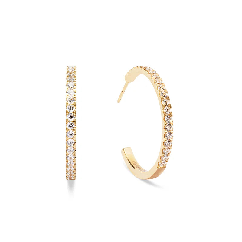 Eternal Love Big Hoop Earrings | Coeur De Lion