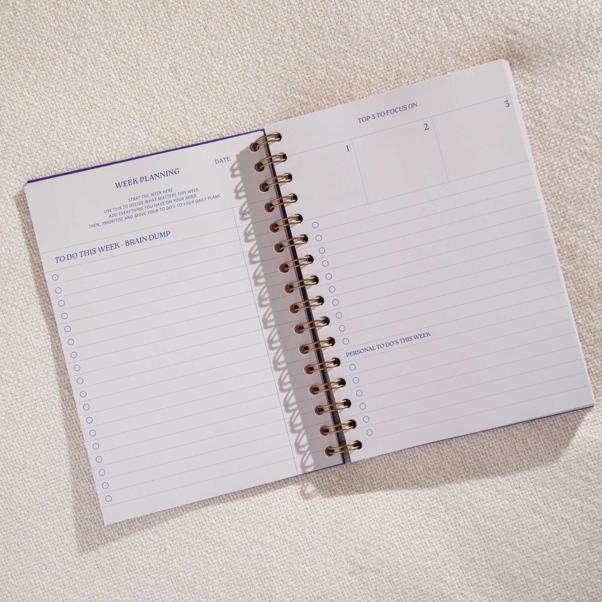 Undated Daily Productivity Planner | A5 Hardback | Good Tuesday