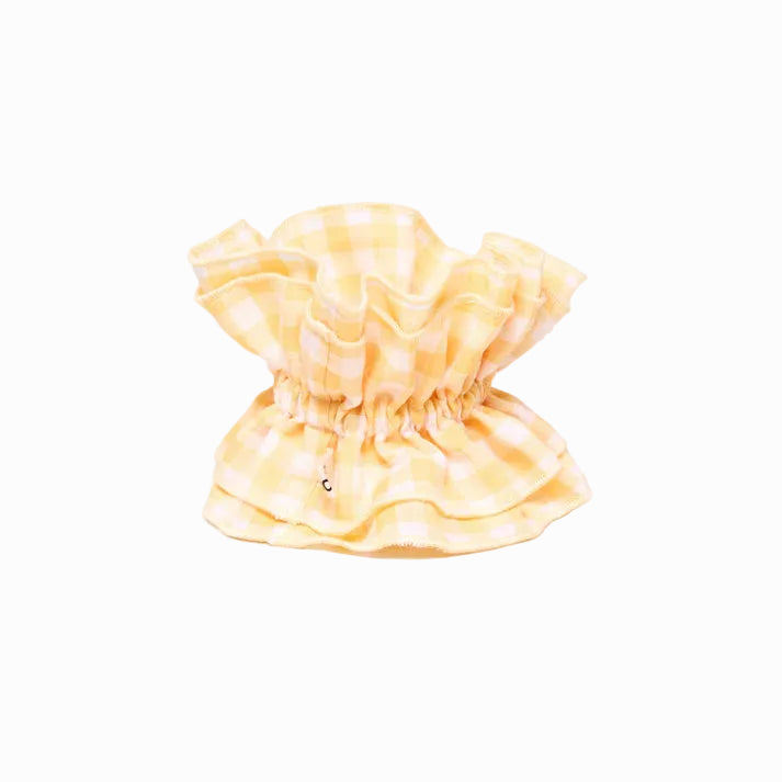Maxi Hair Scrunchie | Yellow Gingham | Chou²