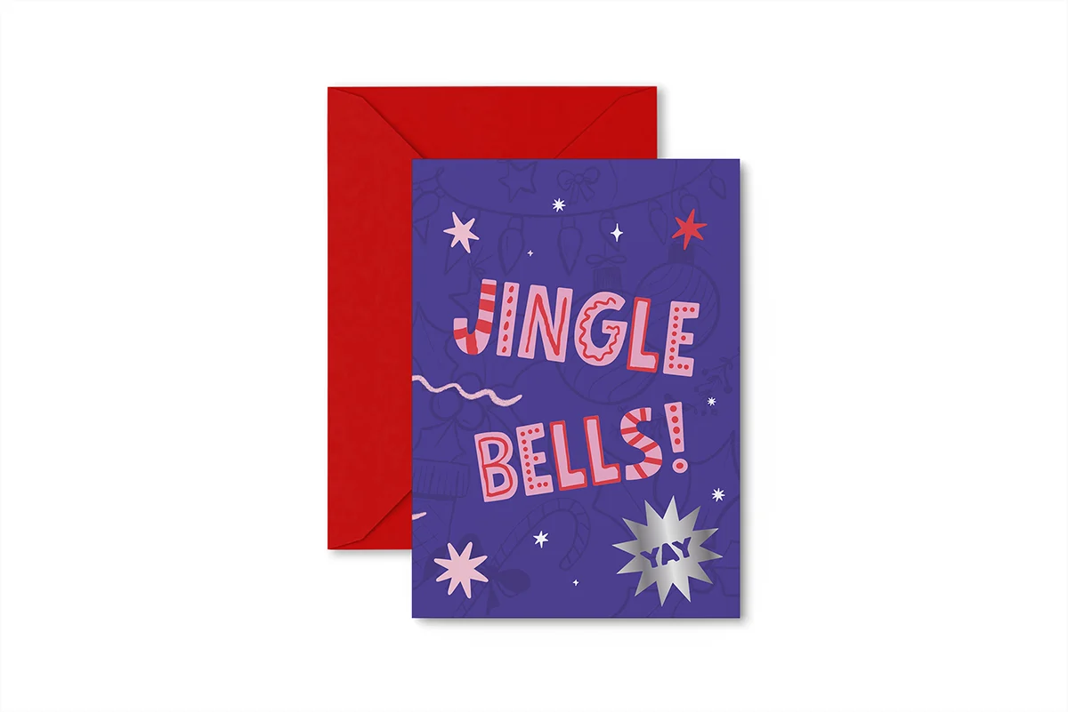 Jingle Bells Yay | Christmas Card | Slieve Studio