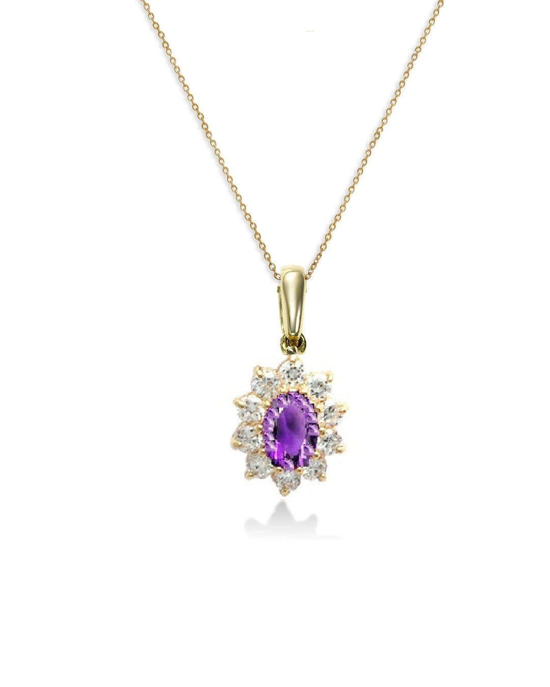 18ct Gold Plated Cluster Necklace | Adina