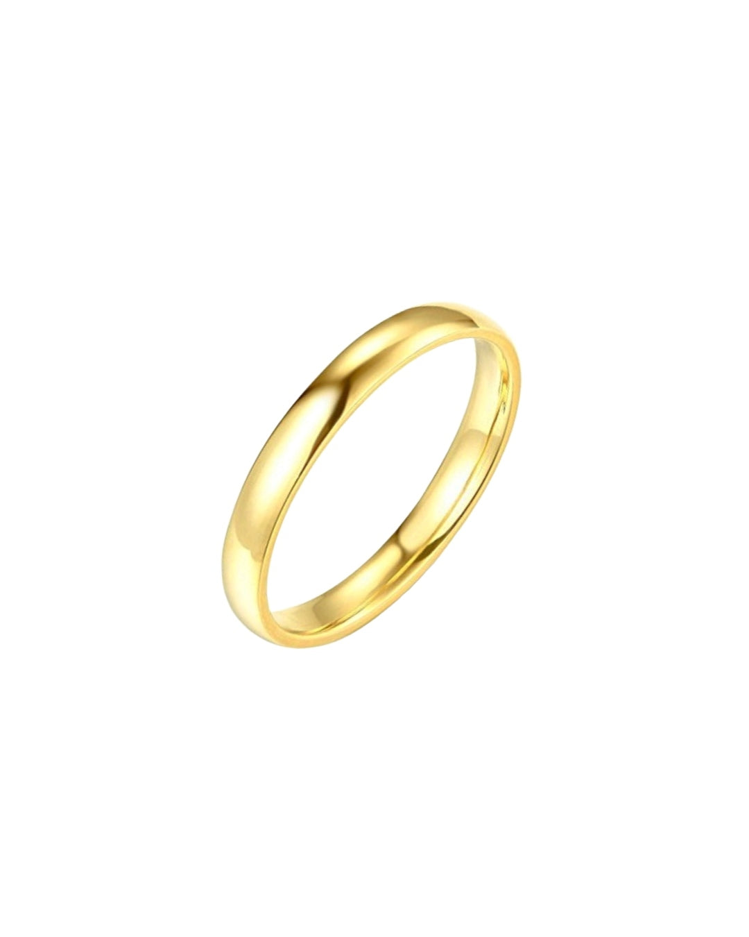 18ct Gold Plated Thin Band Ring | Serres