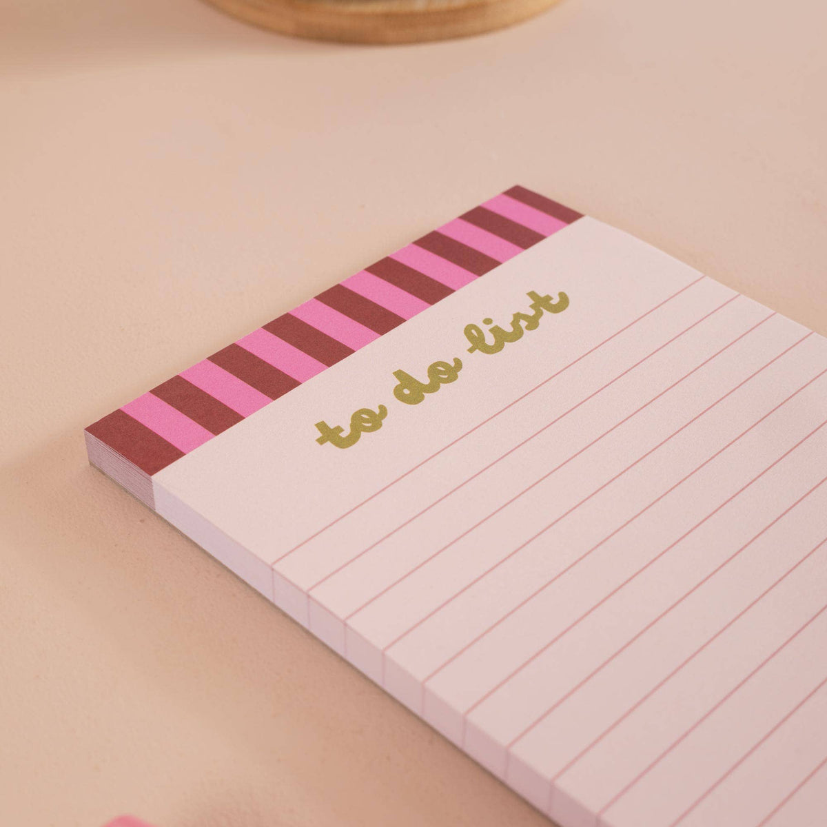 To Do List Pad | Checks & Stripes | Good Tuesday