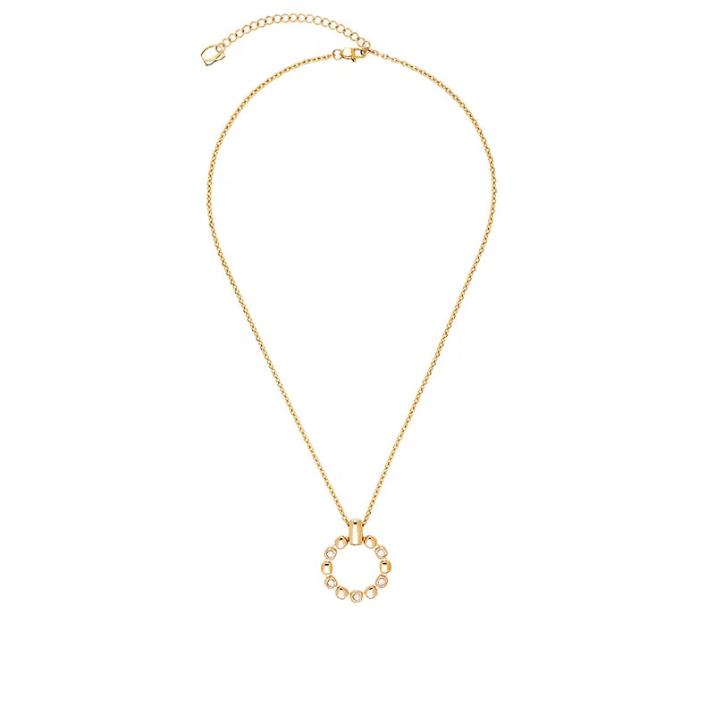 Soft Cube Circle Glow Necklace | Coeur De Lion