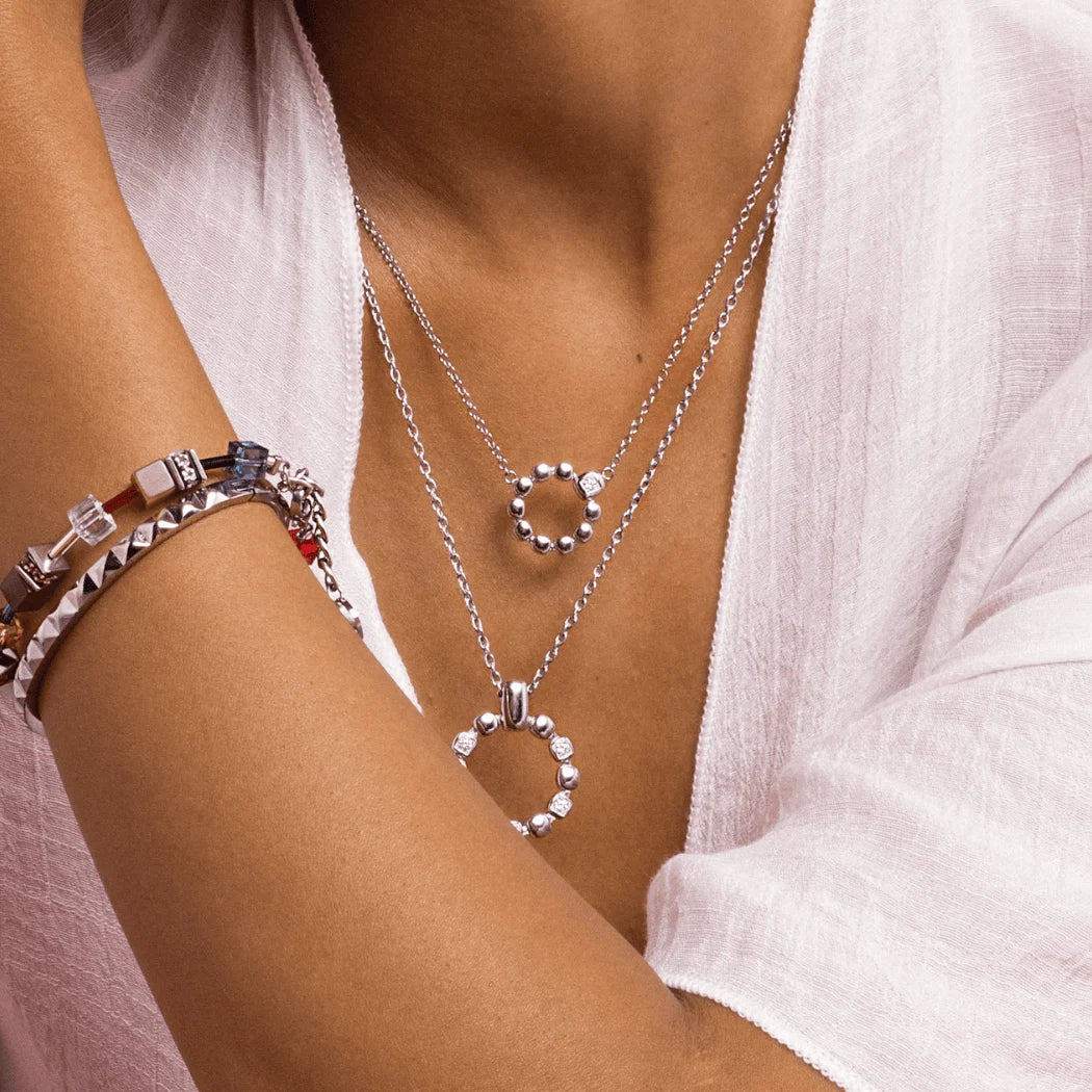 Soft Cube Circle Glow Necklace | Coeur De Lion