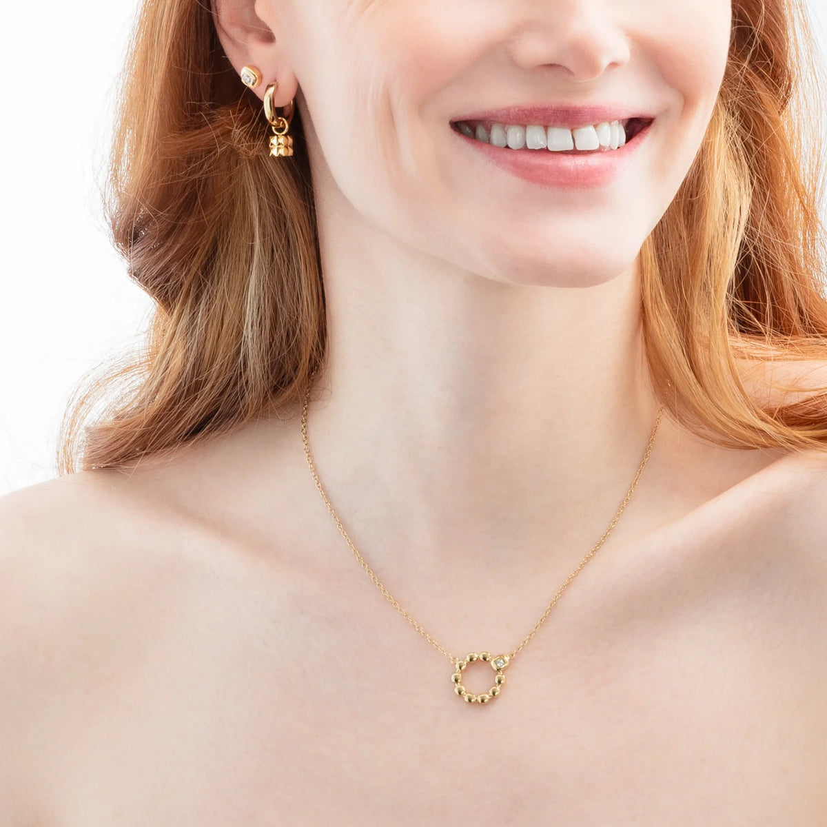 Small Soft Cube Glow Stud Earrings | Coeur De Lion