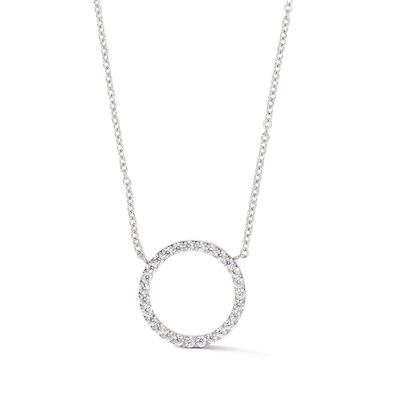 Sparkling Circle Necklace | Coeur De Lion