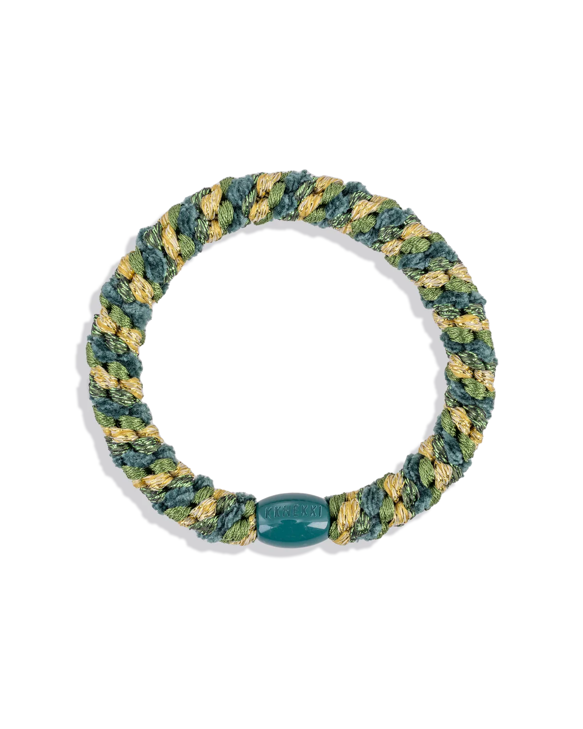 Kknekki Hair Tie | Mix | Green Velvet