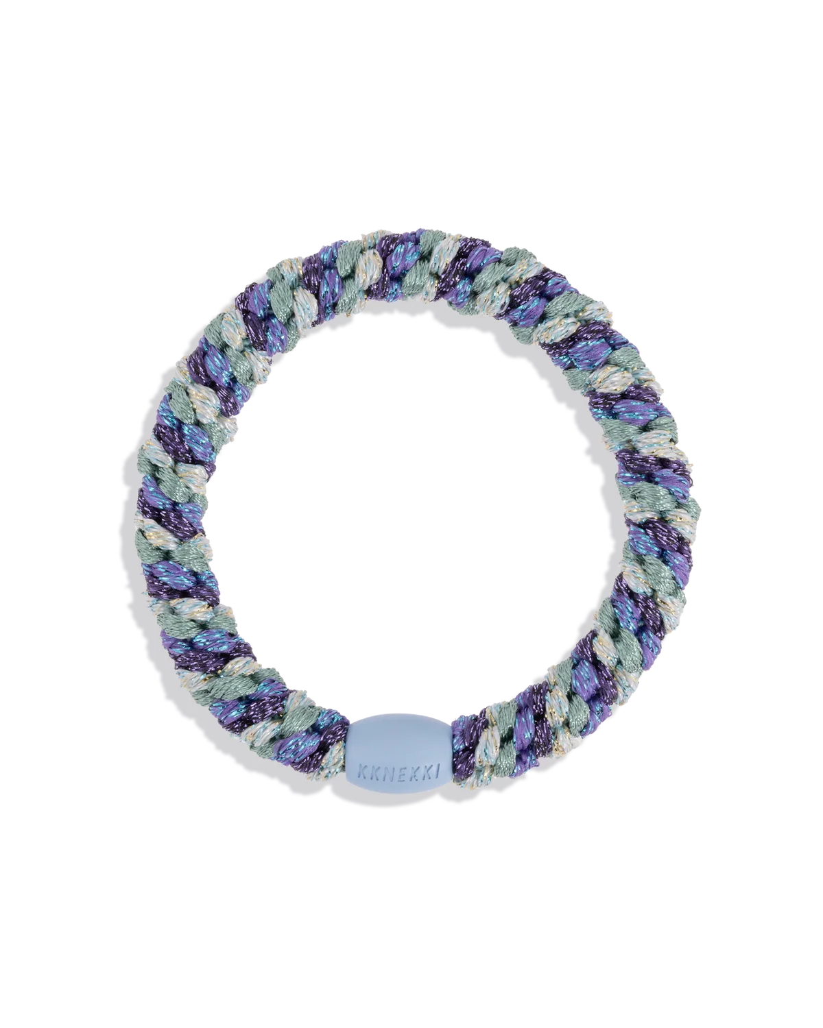 KKNEKKI Hair Tie | Mix | Purple & Faded Green Glitter