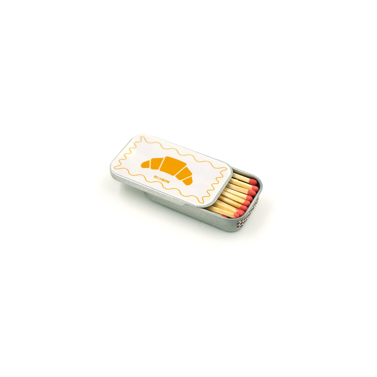 Croissant Matchbox | to:from