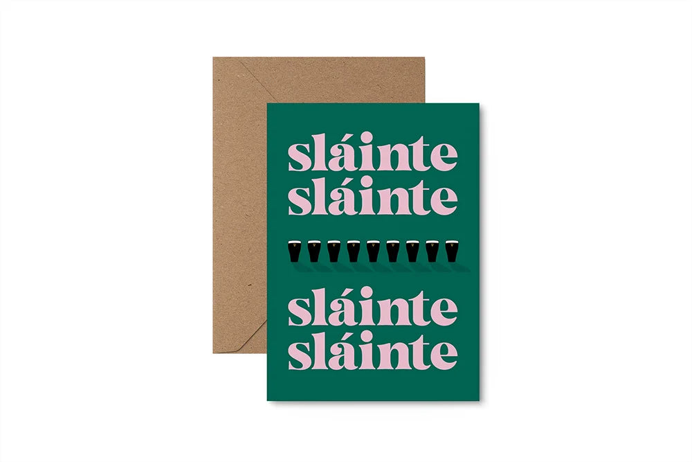 Sláinte | Irish Greeting Card | Slieve Studio