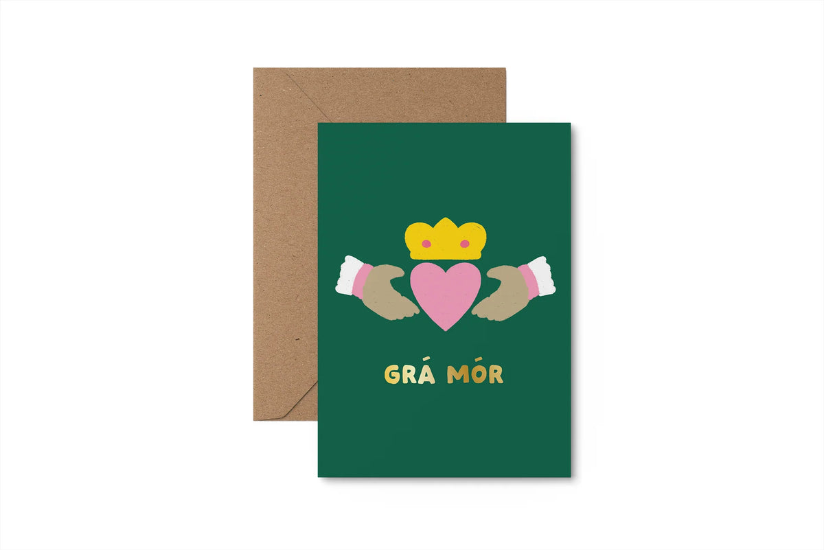 Grá Mór Claddagh | Irish Card | Slieve Studio