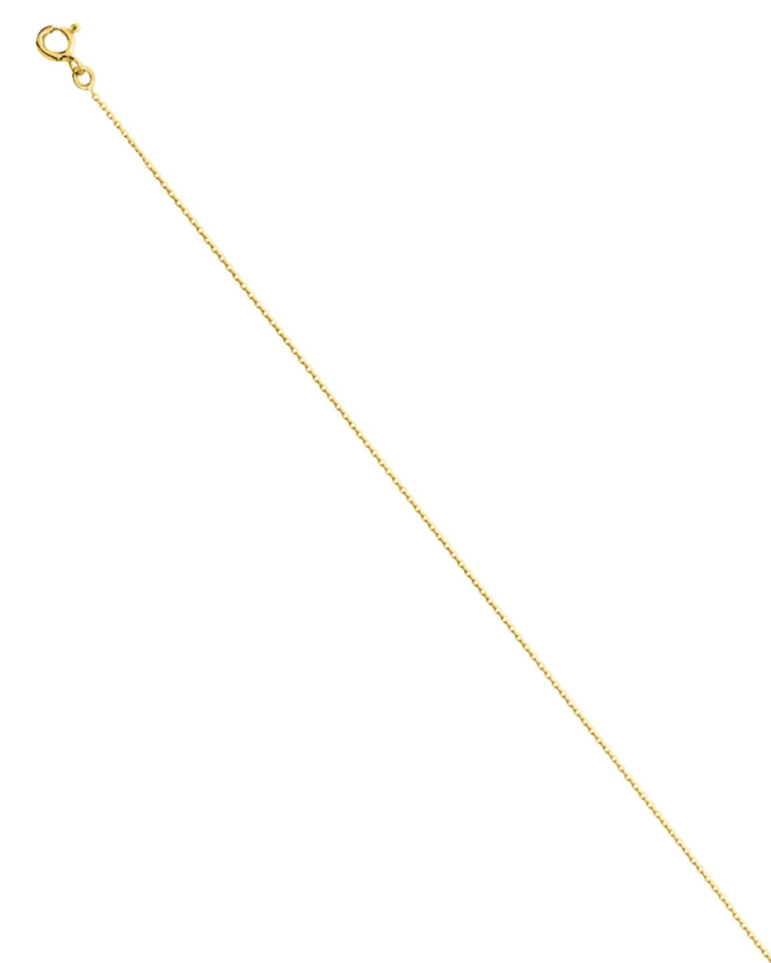 9ct Gold Delicate Cable Chain Necklace | Capri