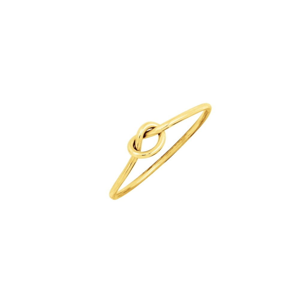 9 Carat Gold Delicate Loveknot Ring