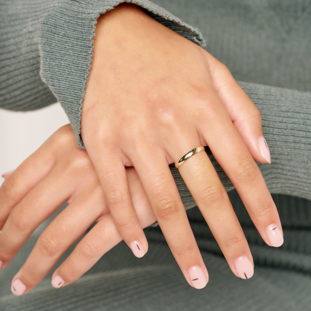 9 Carat Gold Thin Band Ring