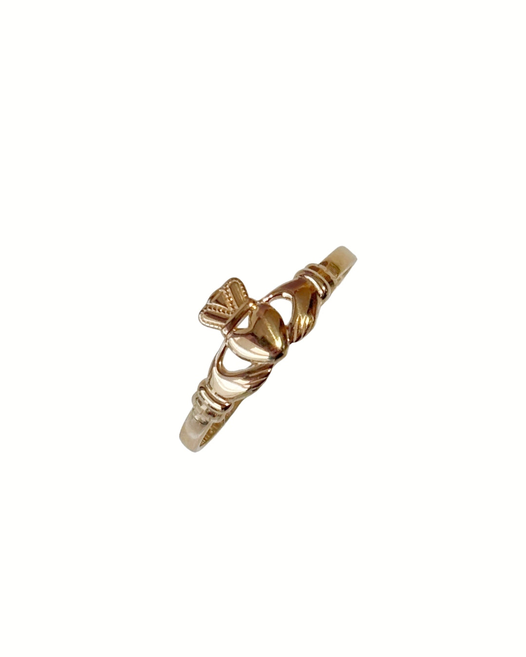 9ct Gold Dainty Claddagh Ring | Keela