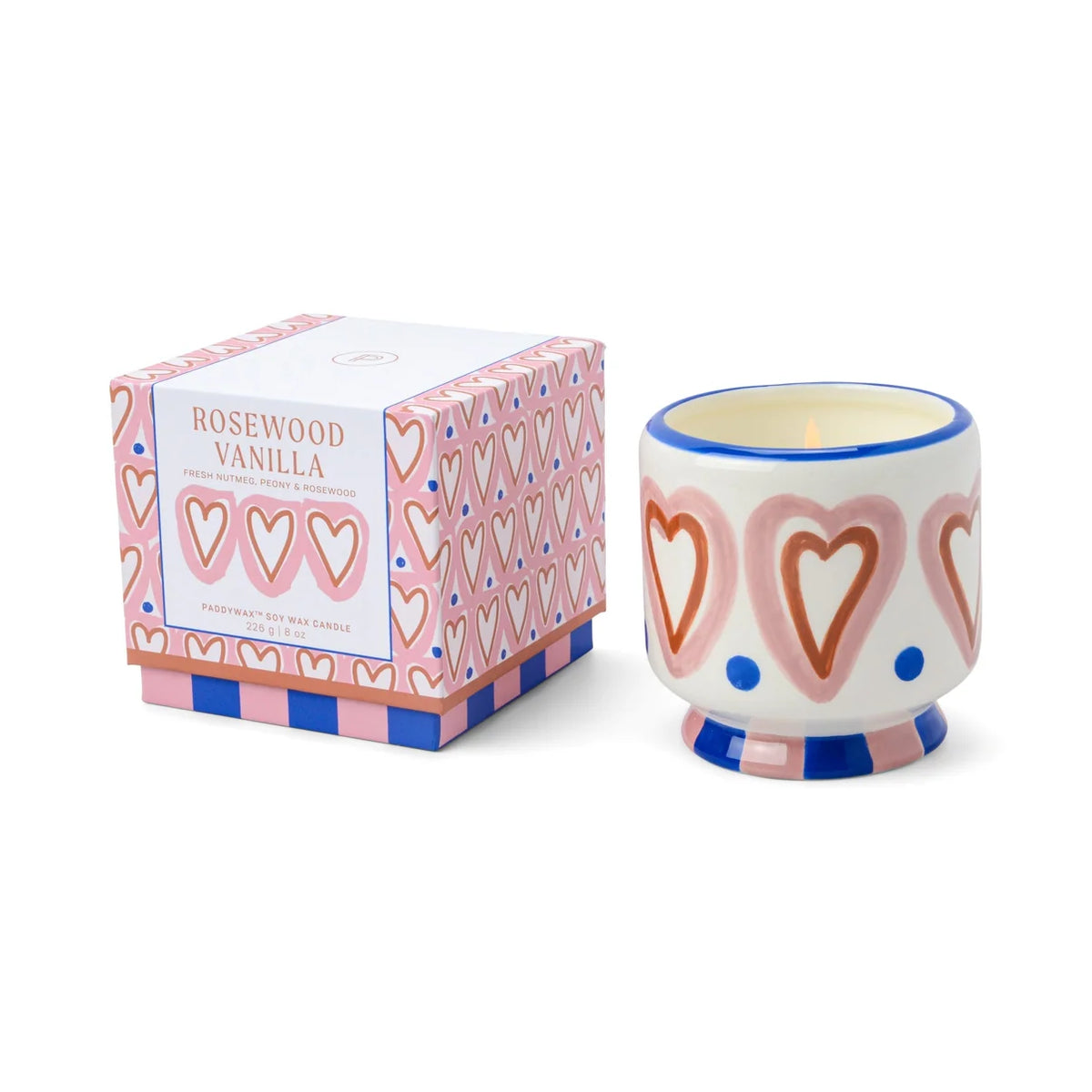 Rosewood Vanilla Soy Candle | A Dopo | Paddywax