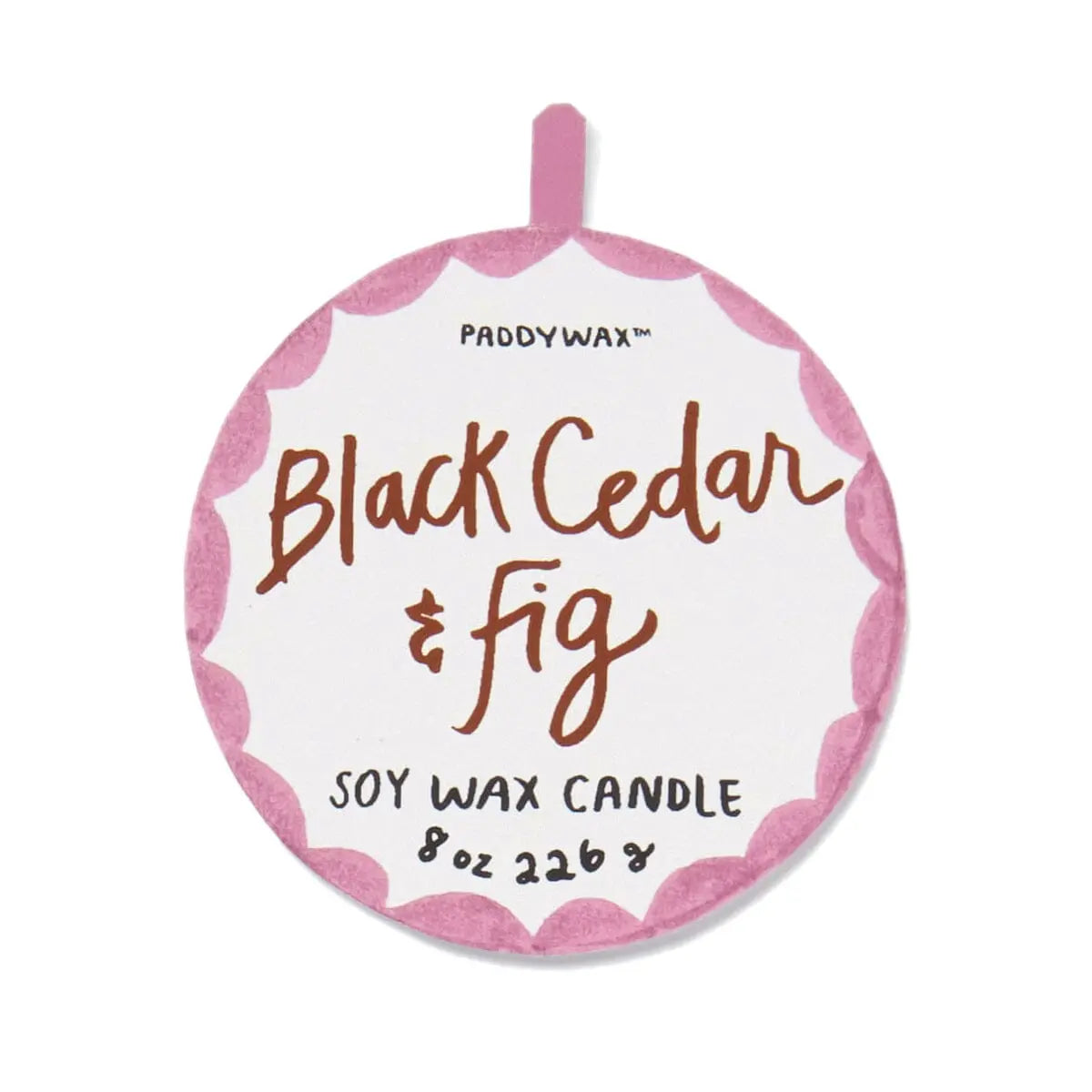 Black Cedar & Fig Soy Candle | A Dopo | Paddywax