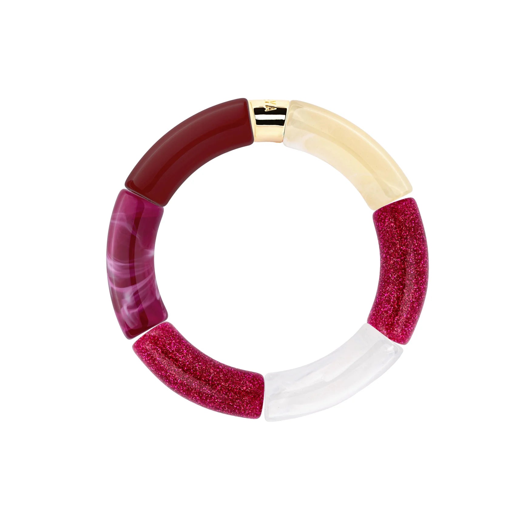 Colourful Resin Bracelet | Ameixa | Parabaya