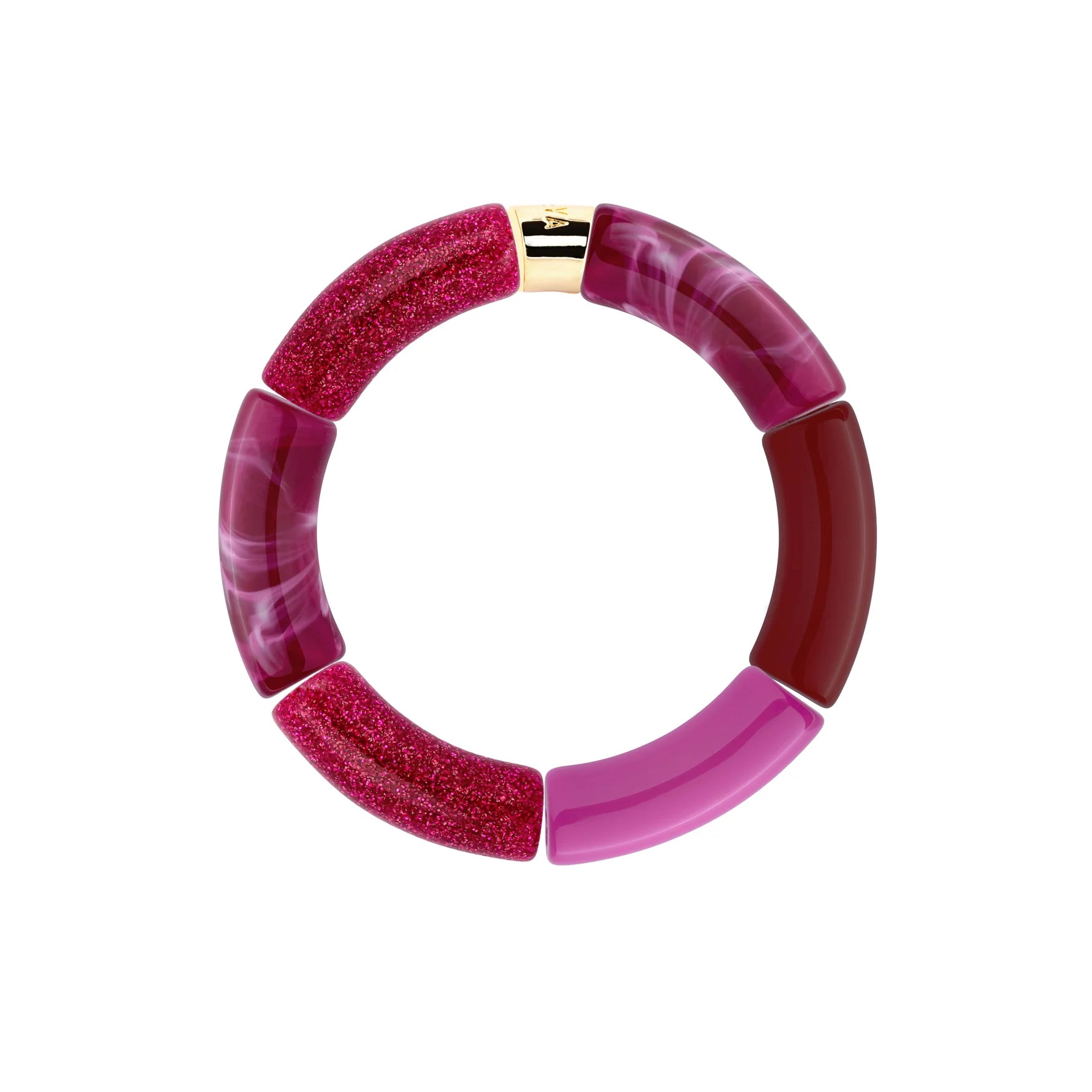 Colourful Resin Bracelet | Ameixa | Parabaya