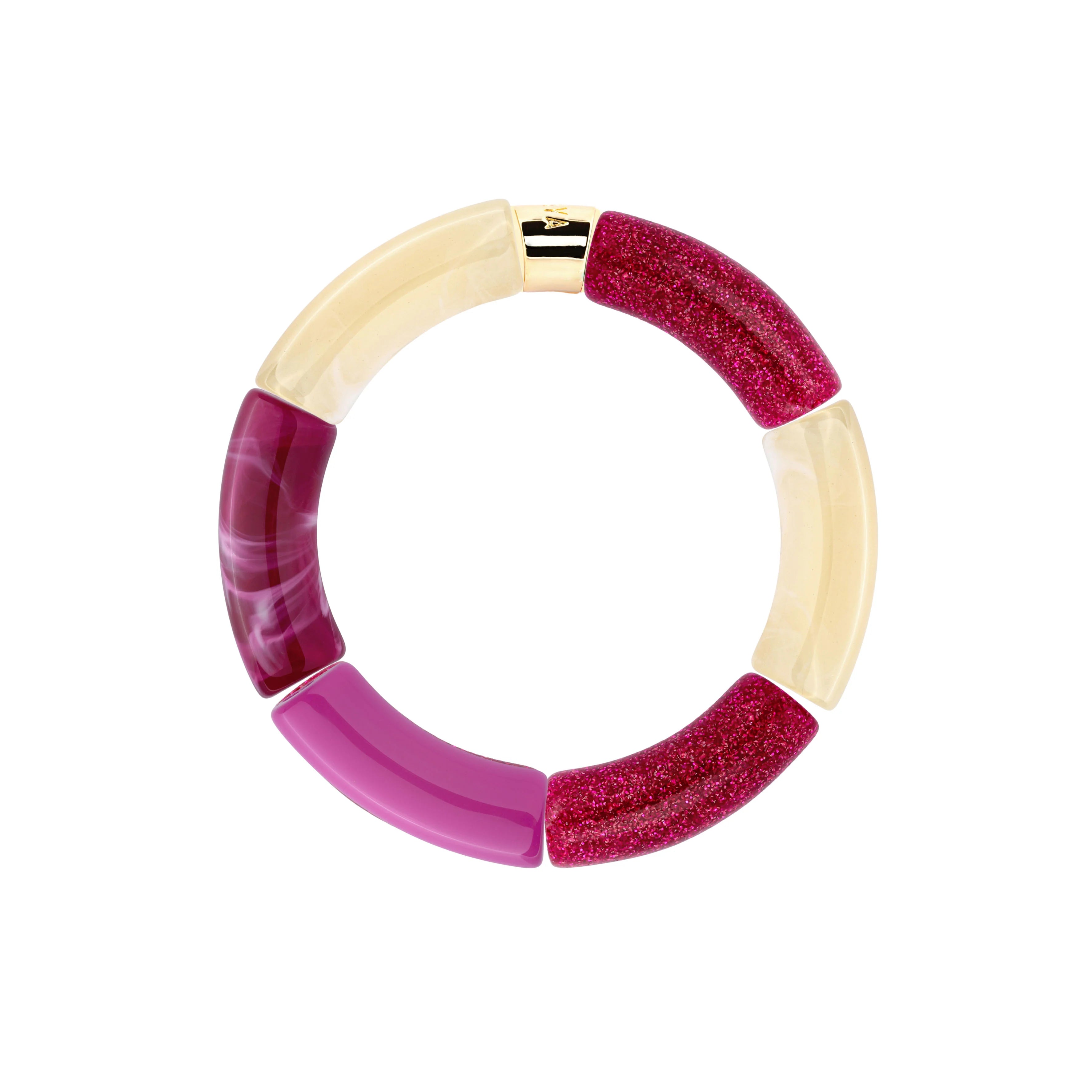 Colourful Resin Bracelet | Ameixa | Parabaya