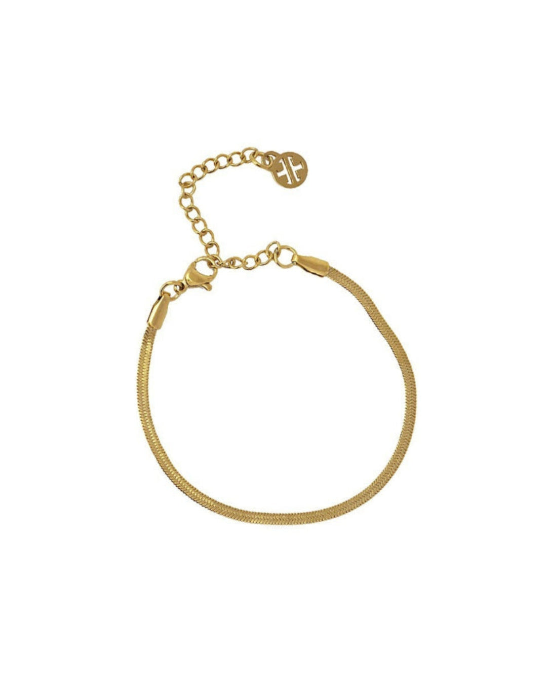 Steel Dainty Herringbone Chain Bracelet | Anartxy