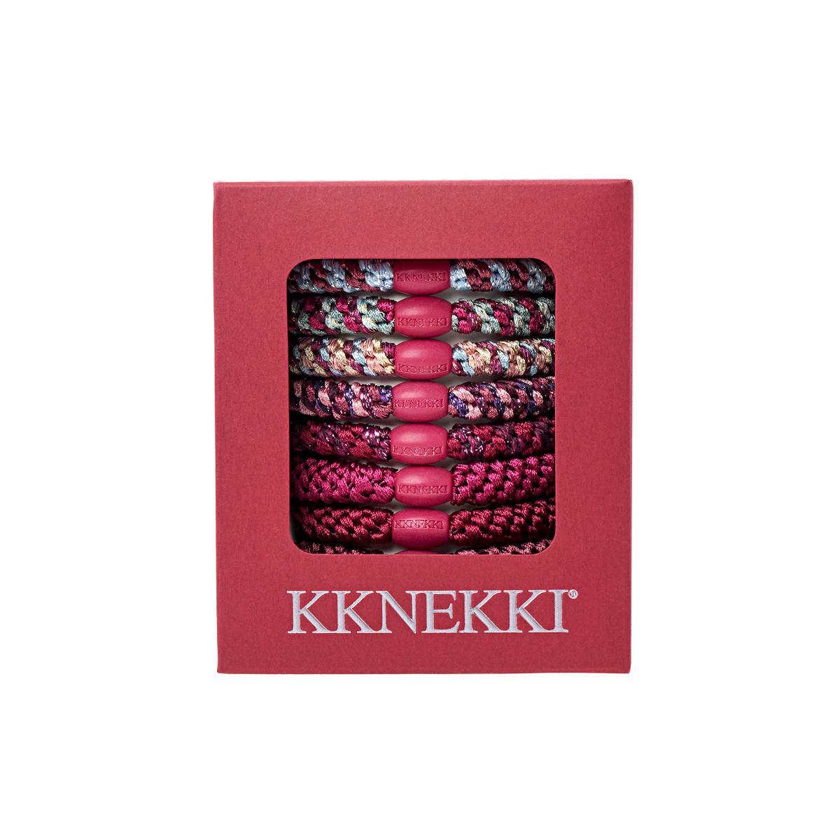 KKNEKKI Hair Ties | Berry Edition | 8 Hair Ties
