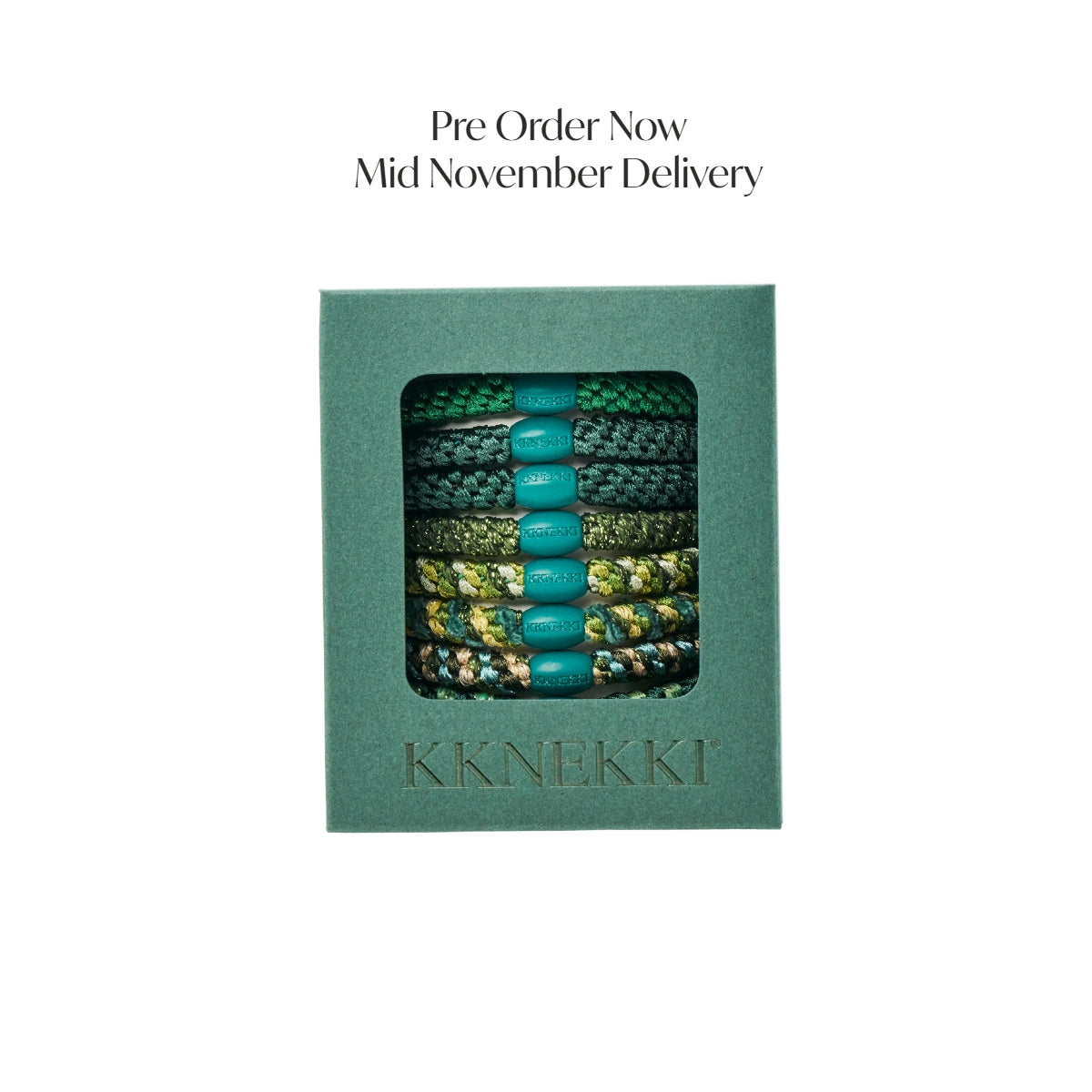 KKNEKKI Hair Ties | Forest Edition | 8 Hair Ties