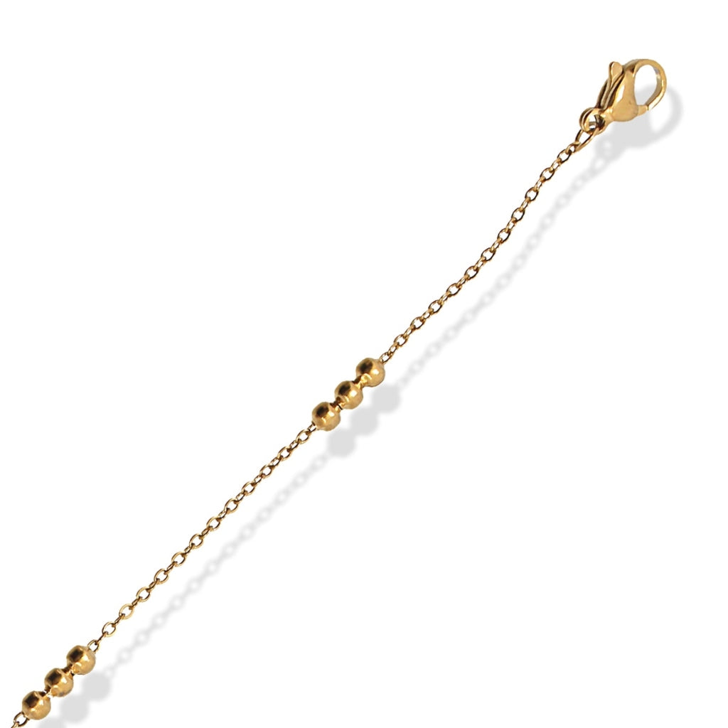 Bead Detail Chain Bracelet | Anartxy