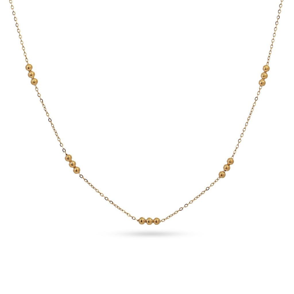 Bead Detail Chain Necklace | Anartxy