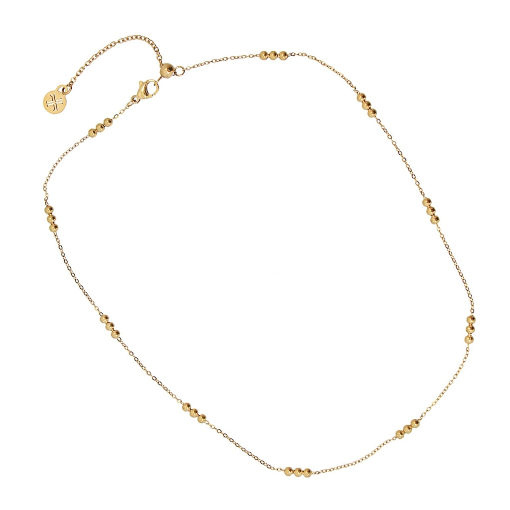 Bead Detail Chain Necklace | Anartxy