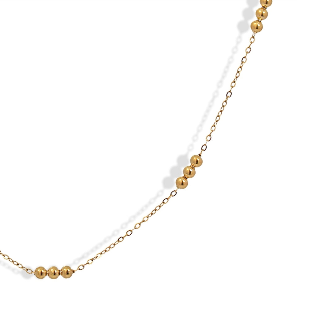 Bead Detail Chain Necklace | Anartxy