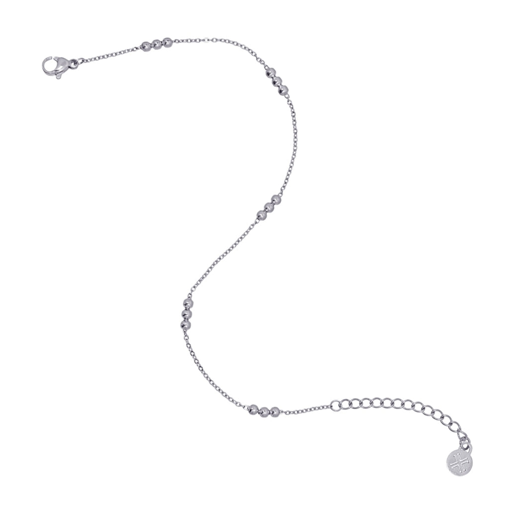 Bead Detail Chain Anklet | Anartxy