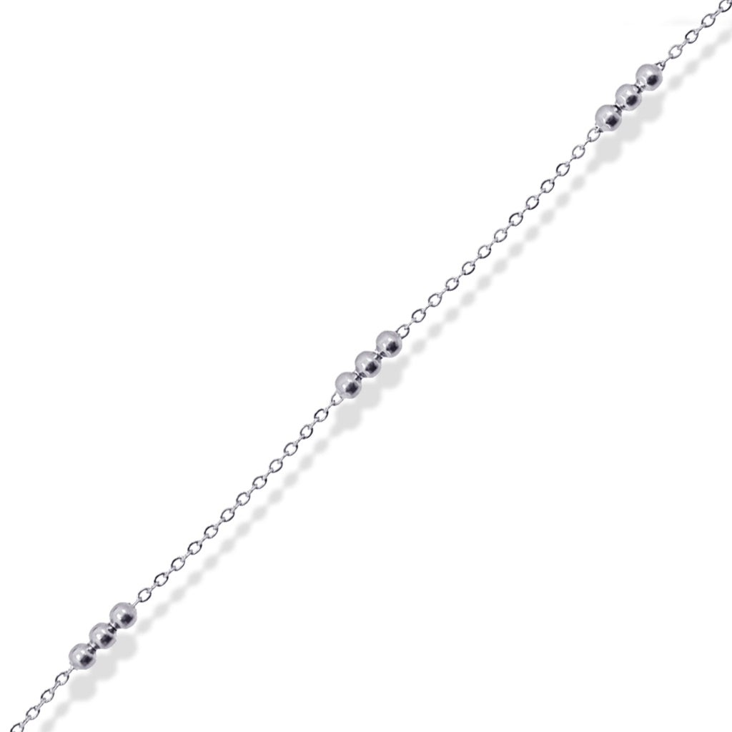 Bead Detail Chain Anklet | Anartxy