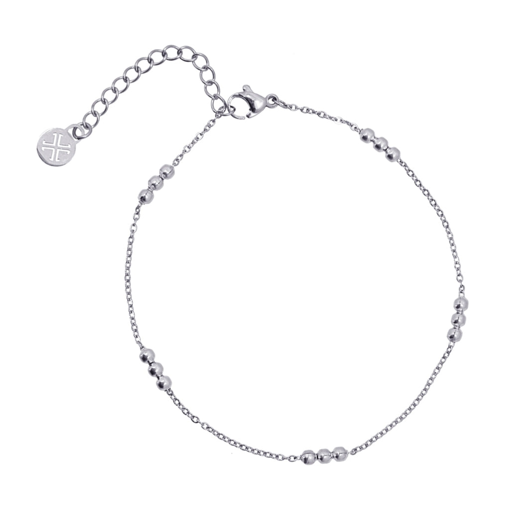 Bead Detail Chain Anklet | Anartxy