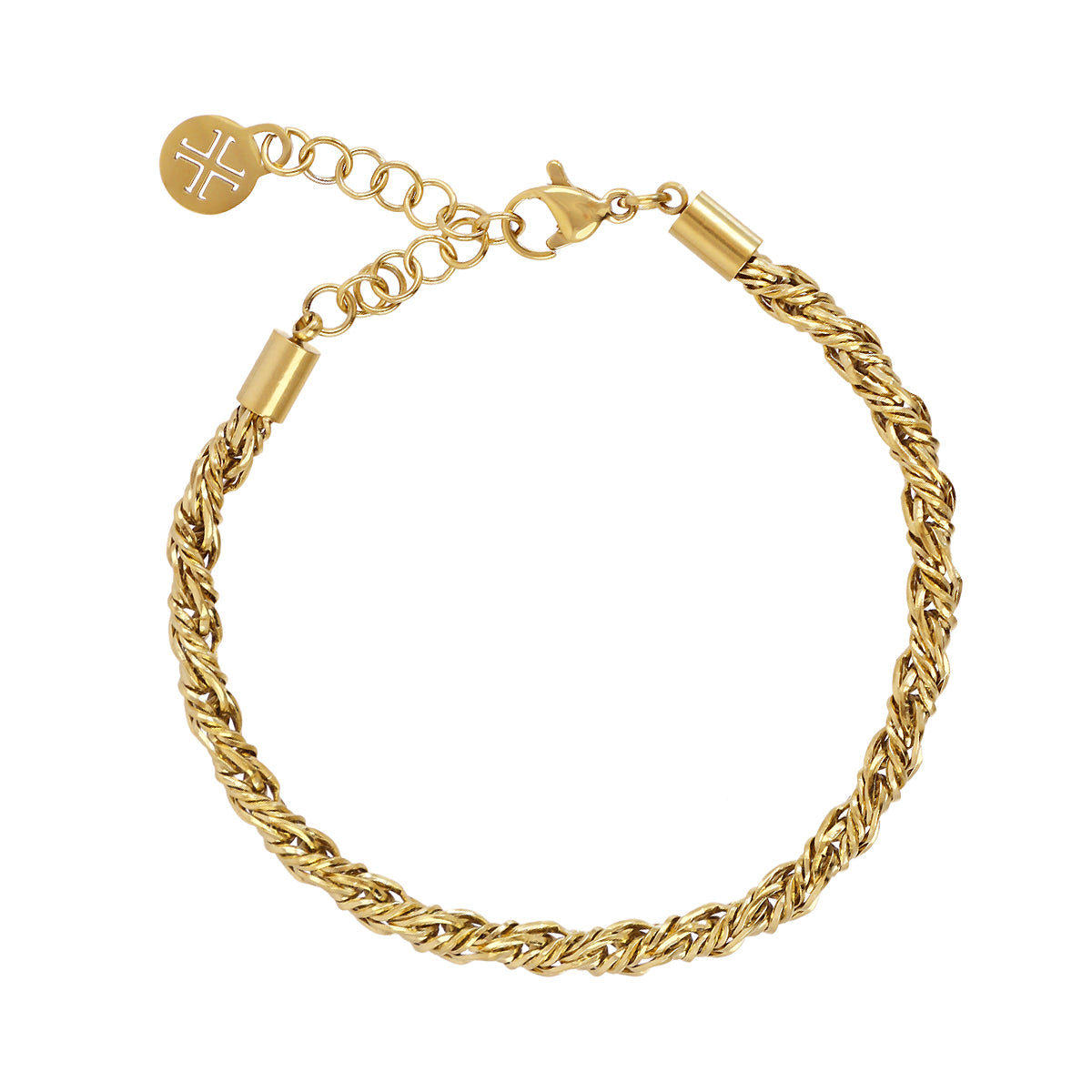Steel Twist Wire Chain Bracelet | Anartxy