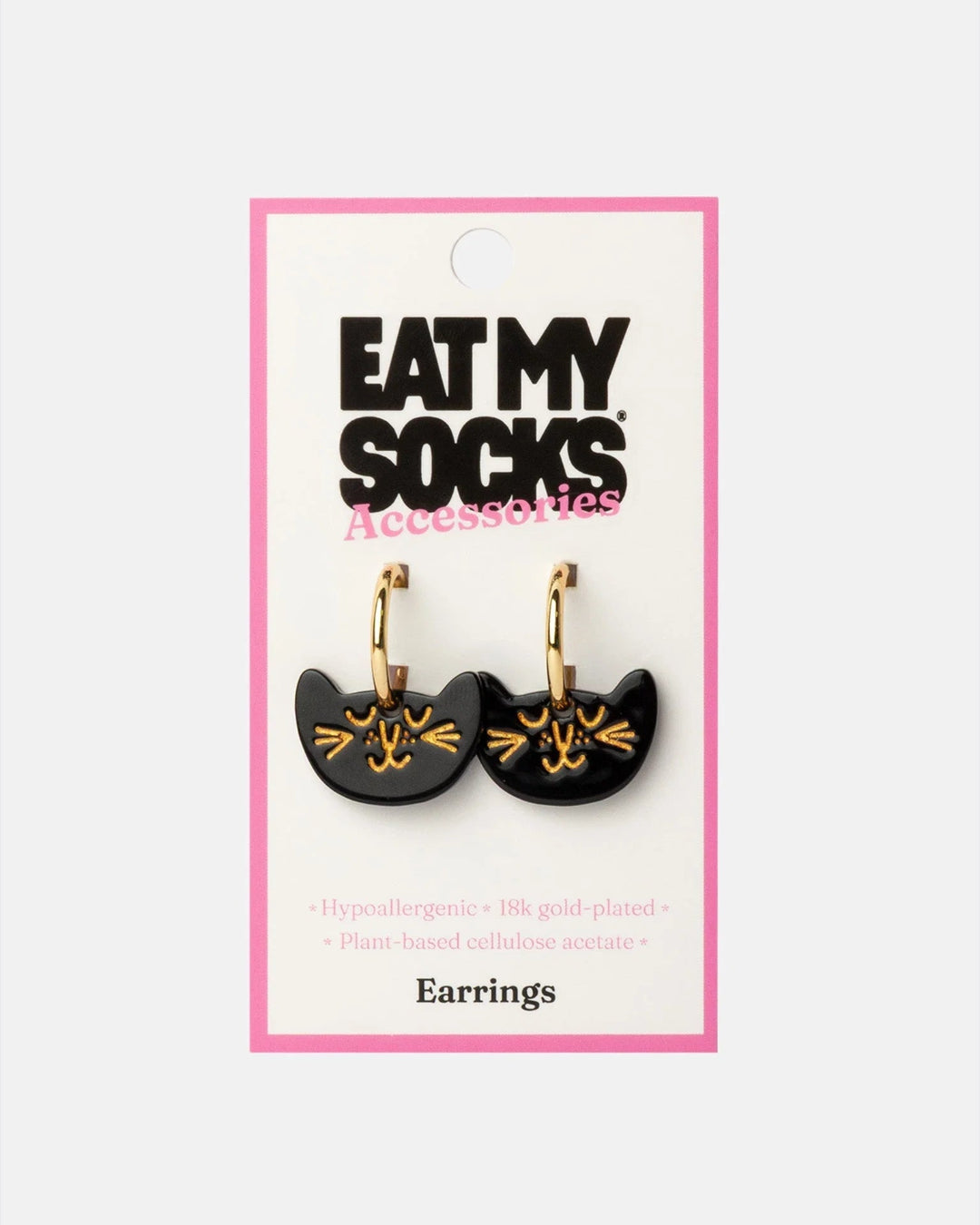 Cat | Charm Earrings | Eat My Socks