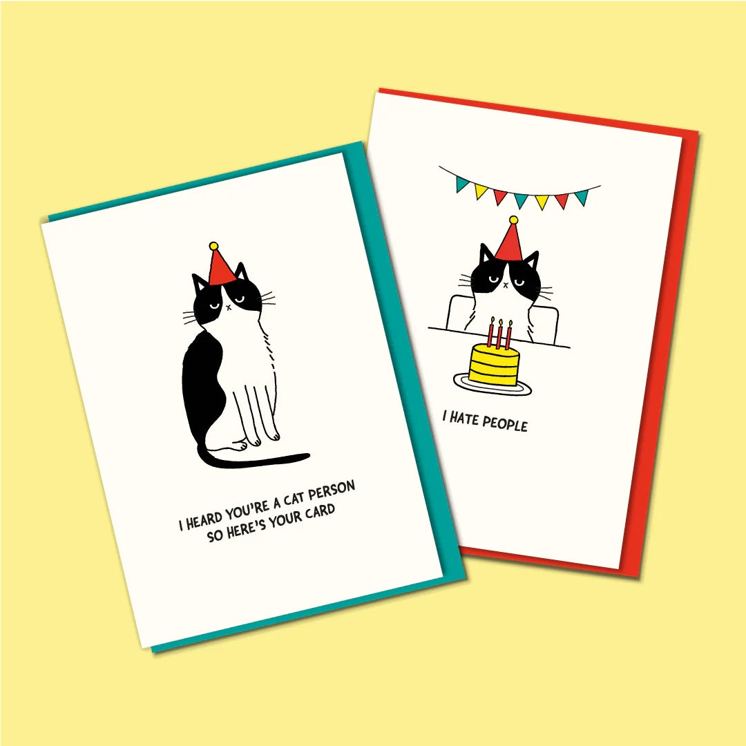 Cat Person Birthday Card | In Real Life