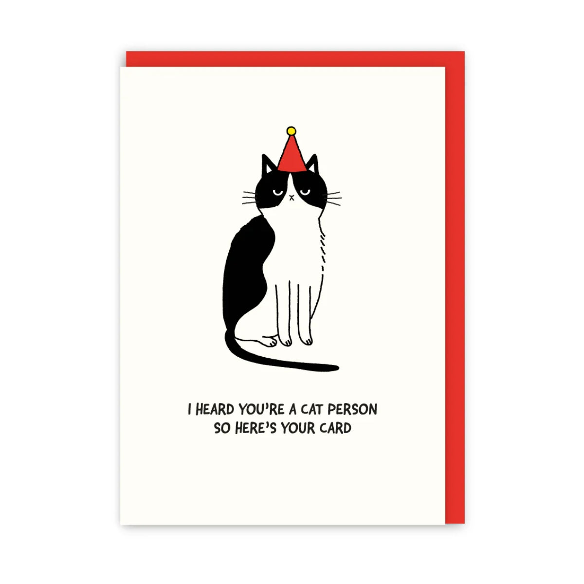 Cat Person Birthday Card | In Real Life