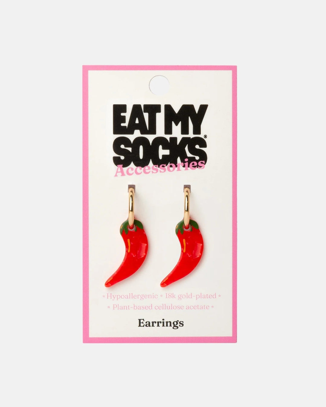 Chili | Charm Earrings | Eat My Socks