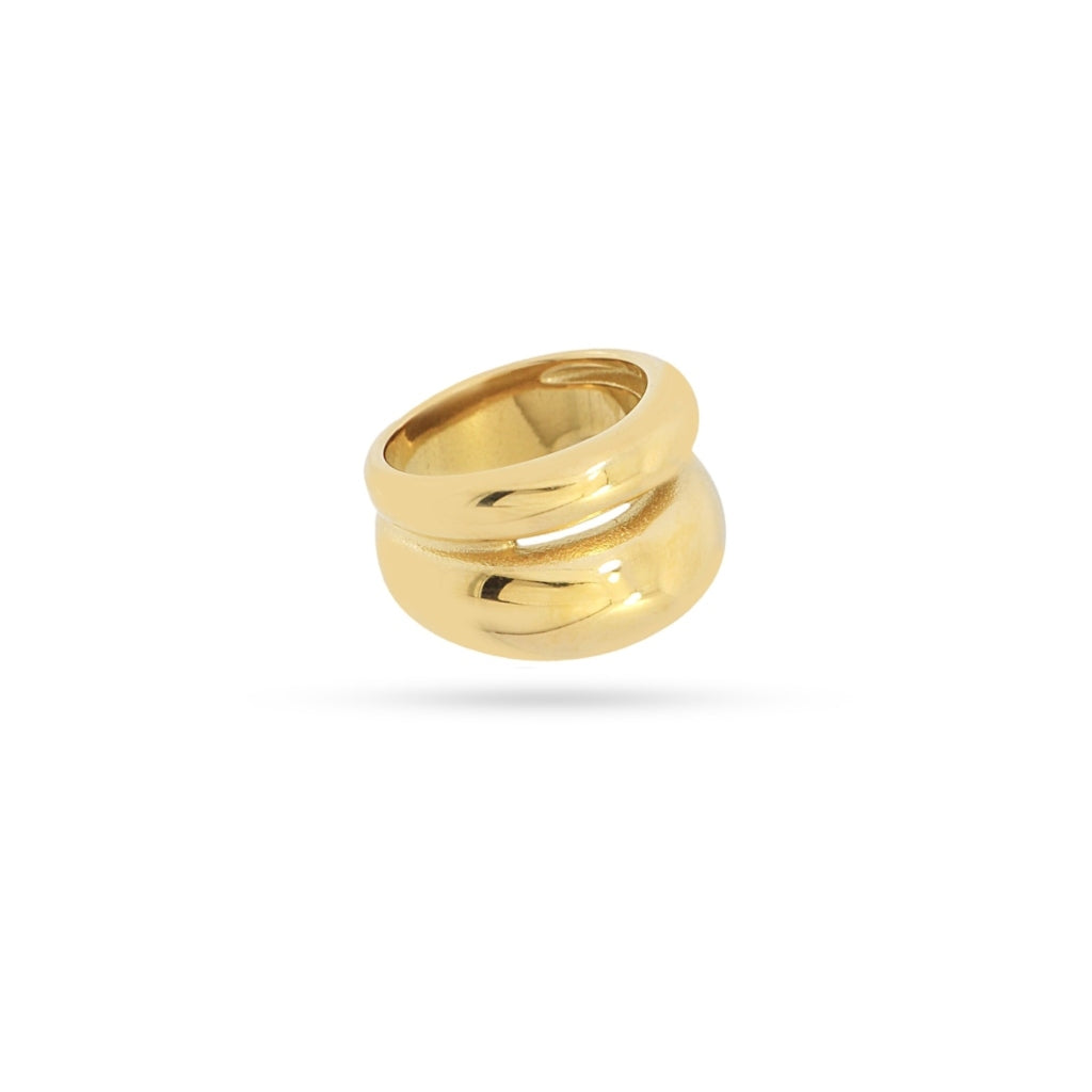 Chunky Double Band Dome Ring | Anartxy