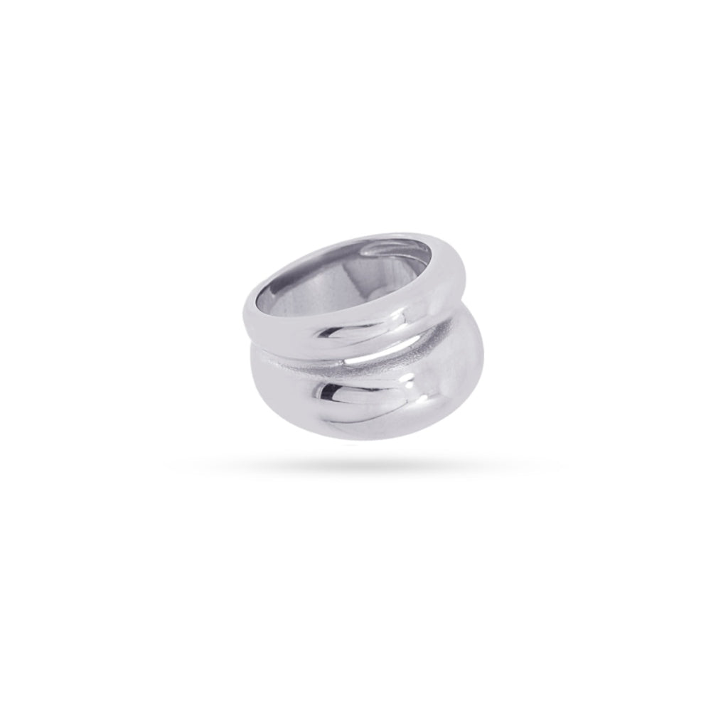 Chunky Double Band Dome Ring | Anartxy