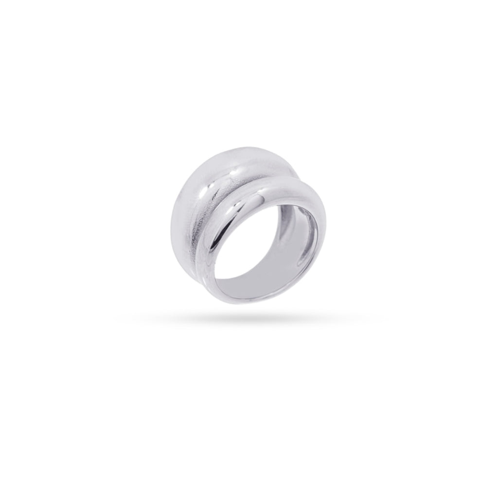 Chunky Double Band Dome Ring | Anartxy