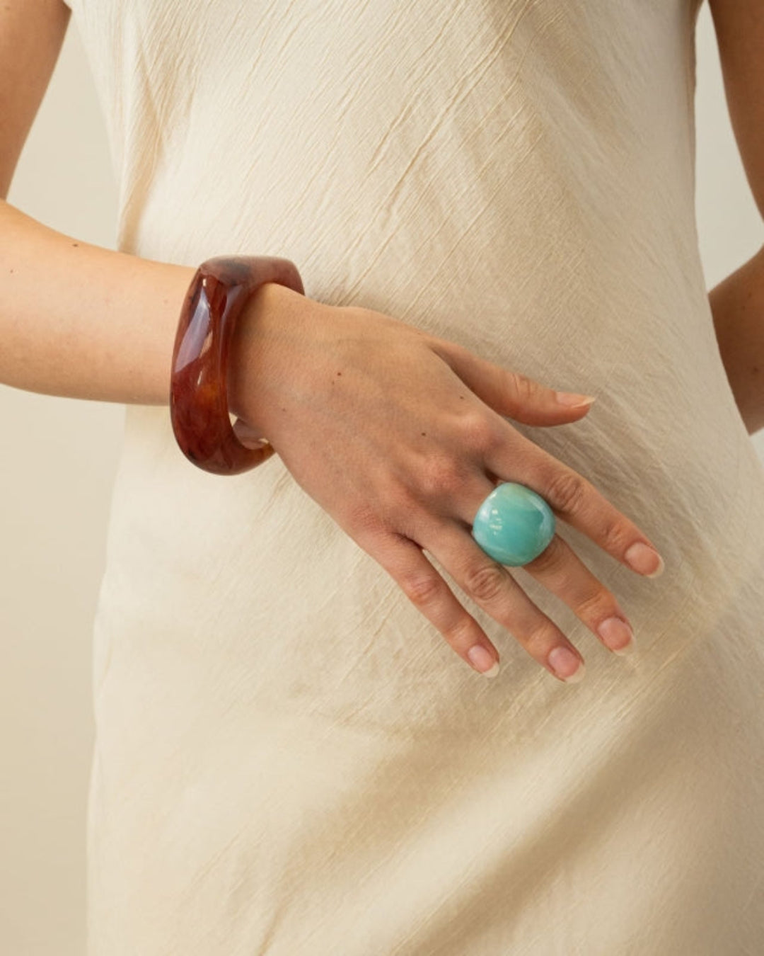 Chunky Resin Ring | Vento | Anartxy
