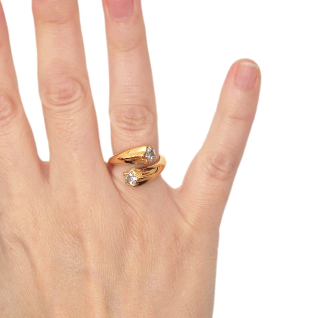 Chunky Star Split Ring | Anartxy