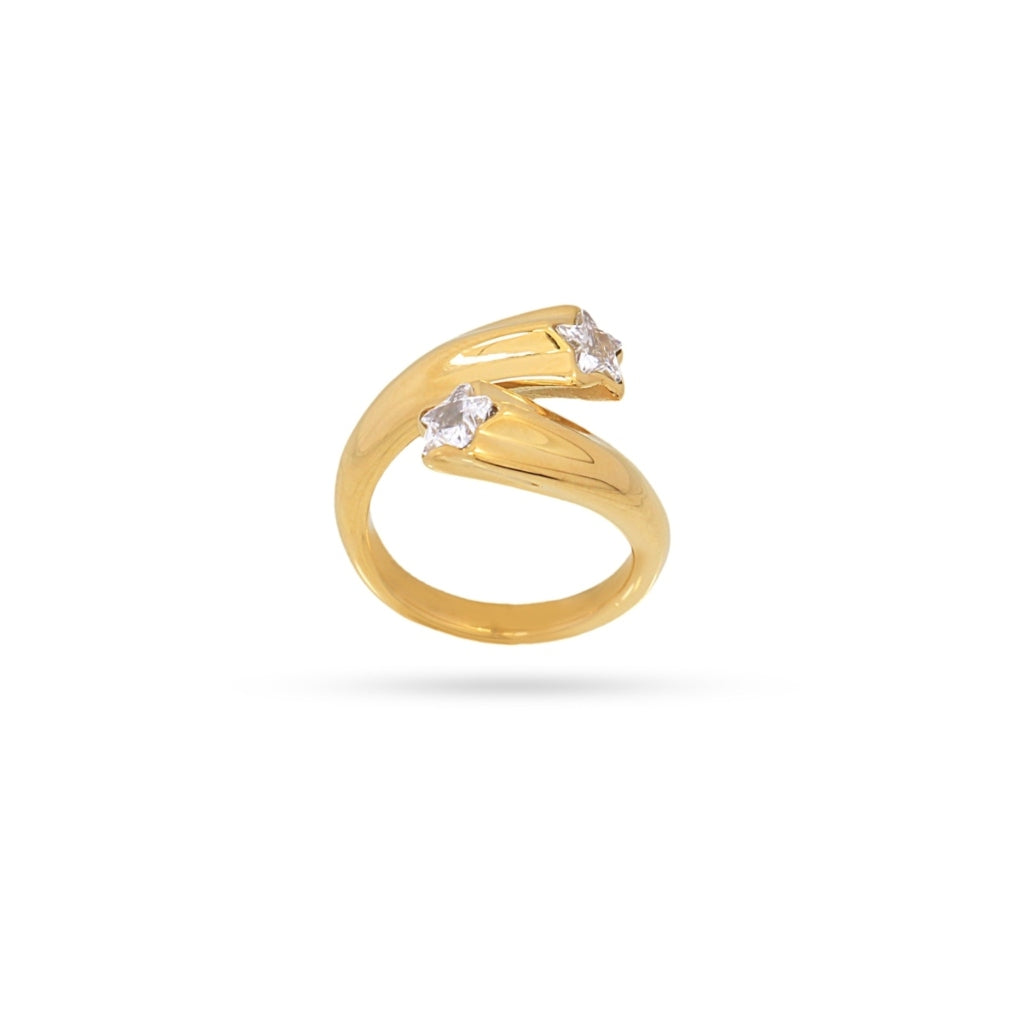 Chunky Star Split Ring | Anartxy