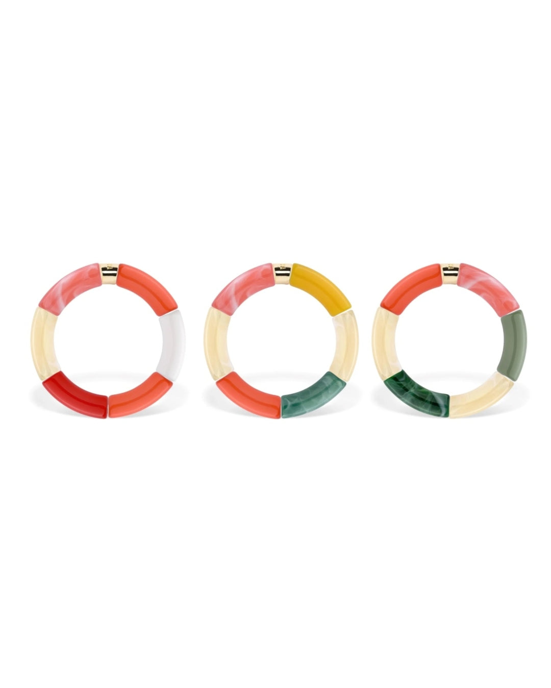 Colourful Resin Bracelet | Beijaflor | Parabaya