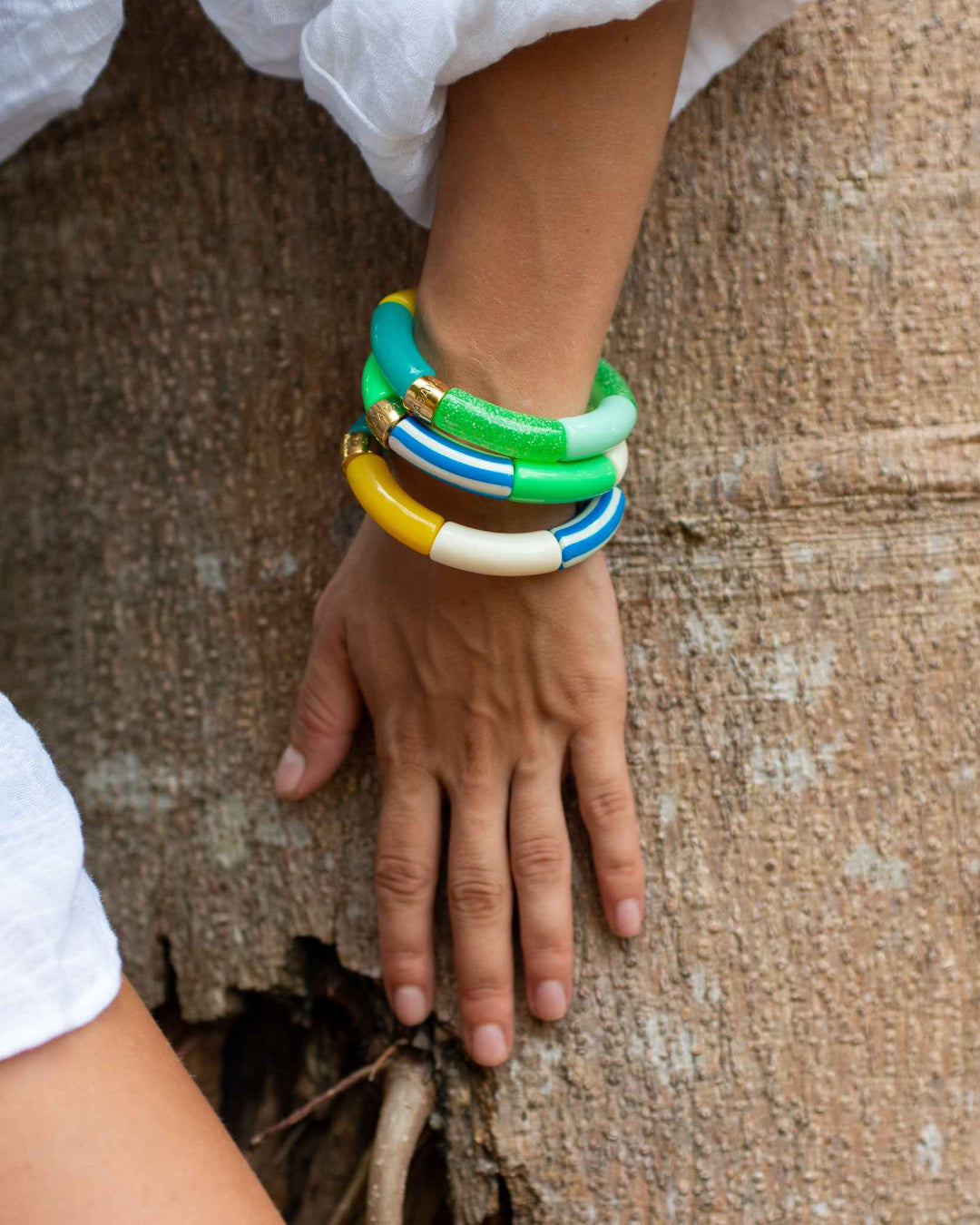 Colourful Resin Bracelet | Brasil | Parabaya